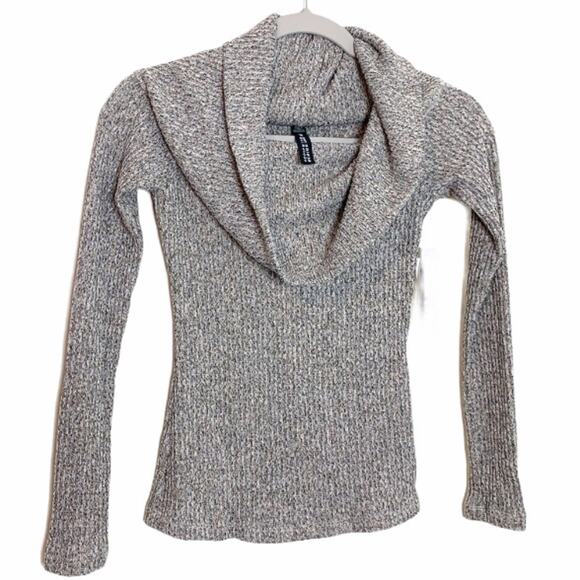 Design Lab Oatmeal Cowl Neck Sweater NWT Size XS - Picture 1 of 6